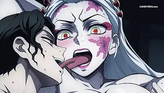 Vücudu sallandı, gözleri yuvarlandı, dölü doldu (yapay zeka oluşturuldu)