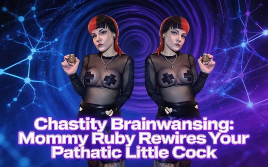 Bekaret beyin yıkayan üvey anne Ruby acınası küçük yarağını yeniden bağlıyor