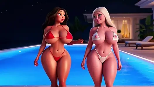 Havuz başında mutlu sonla biten bir gece