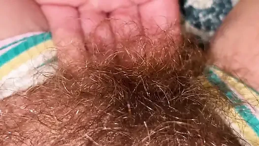 Süper kalın ve uzun artı kıllı çalı yakın çekim