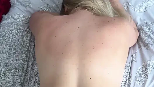 Real Homemade Anniversary: Massive K-Cup Blonde POV & Huge Ass Finish