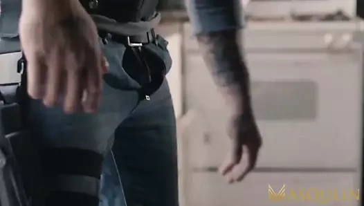 Masqulin jock shane jackson raw bred tarafından büyük iri parça ryan bones