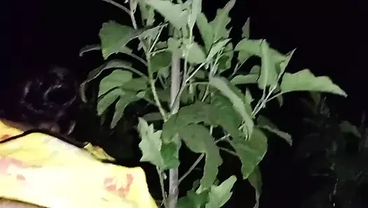 🍆? Hintli genç kız dışarıda büyük seksi götünü gösteriyor