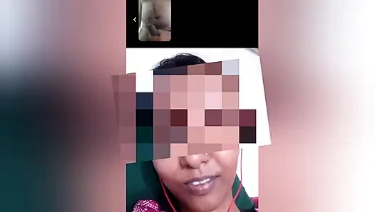 Video call sex Indian wife bhabhi ji ka mu me lena bhabhi