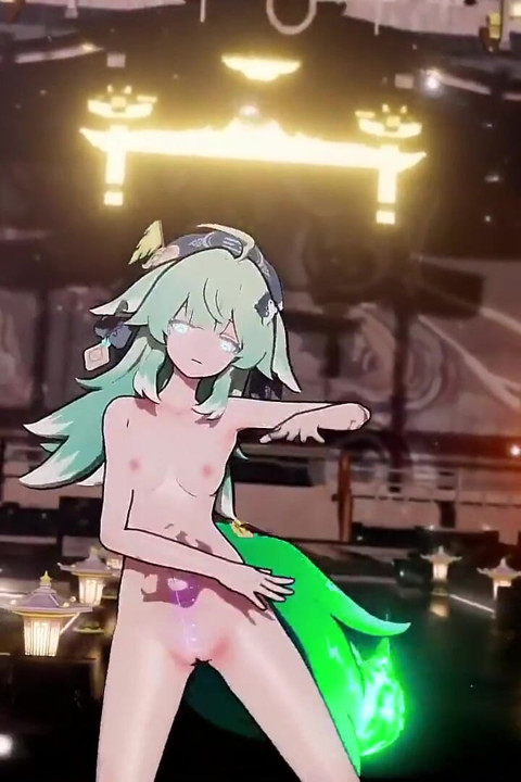 Honkai star rail mmd vur ve çalıştır huohuo çıplak dans hentai mmd 3d zümrüt kuyruk rengi düzenleme smixix