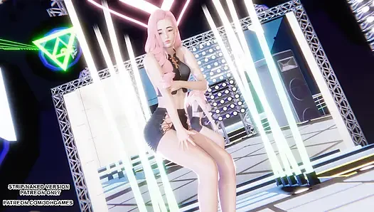 mmd iki kez - seraphine kpop dance league of legends hentai sansürsüz 4k 60 fps