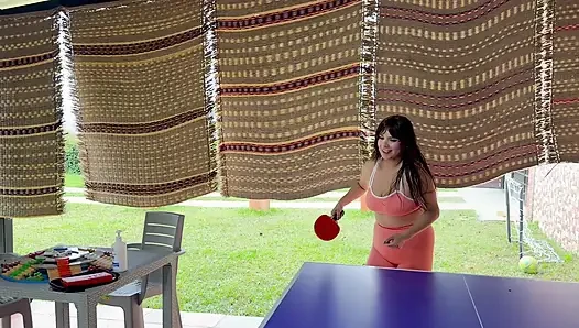 I win bet and my sister-in-law gives me her tight pussy as a prize, I suck it better than she plays ping pong