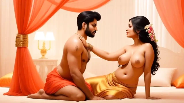 Ateşli Hintli kız arkadaş erkek arkadaş sert seks yapıyor