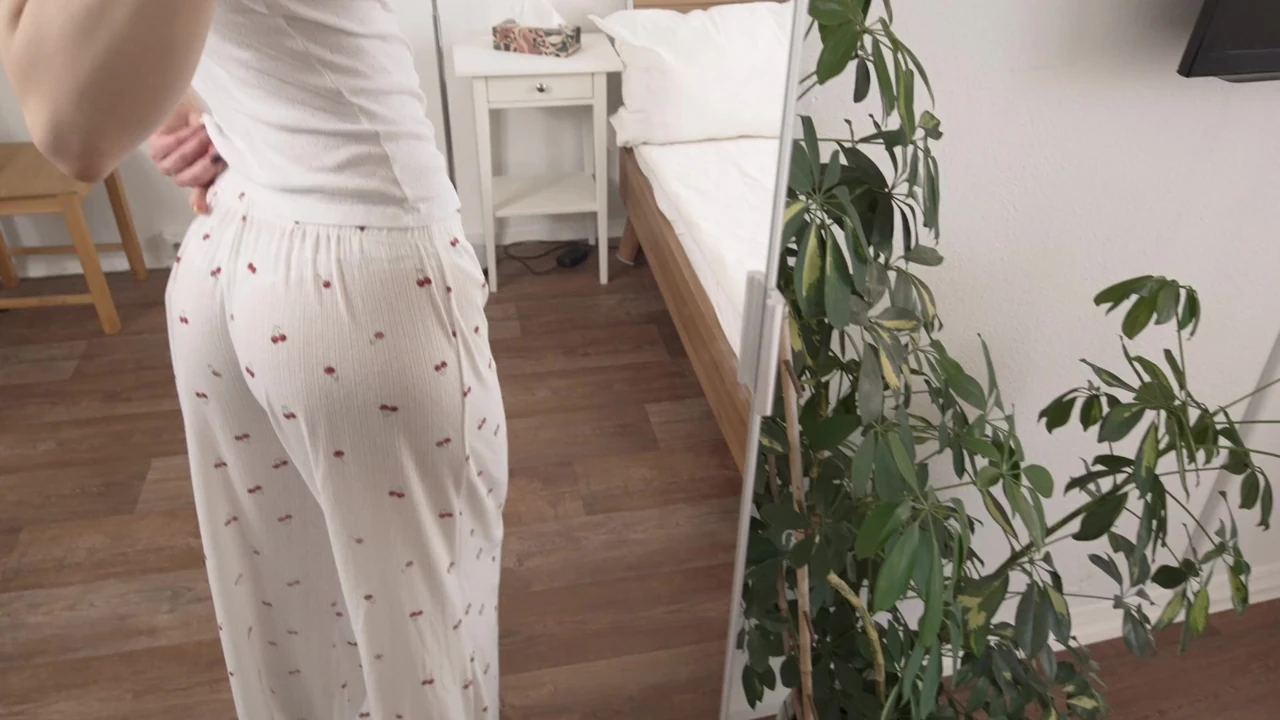 So horny girl loves to play with her sweet wet pussy