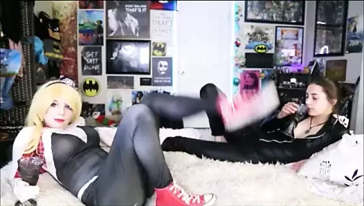 Cosplay gwen asmr kulak hareketi asmr