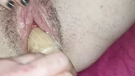 Amatör eş dildos ona kedi