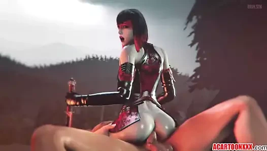 Esmer 3d bebek kontes gets ağız ve kedi delinmiş