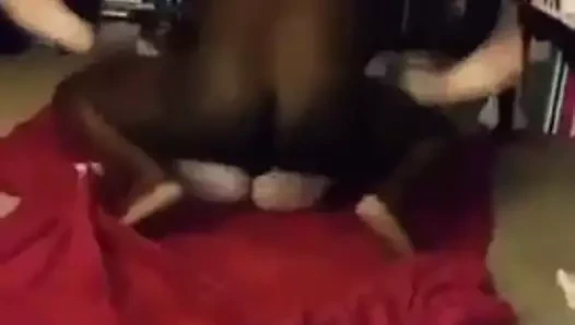 Hubby Jerks Watching Wife Take BBC