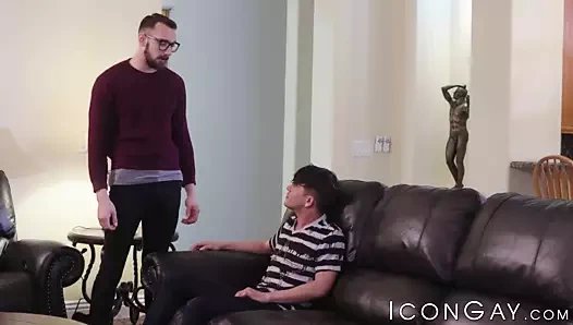 Inked eşcinsel andy taylor kenarlı ve sert eyersiz göt delinmiş