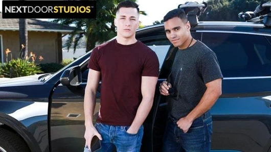 Seksi latino anthony moore seduces düz arkadaş