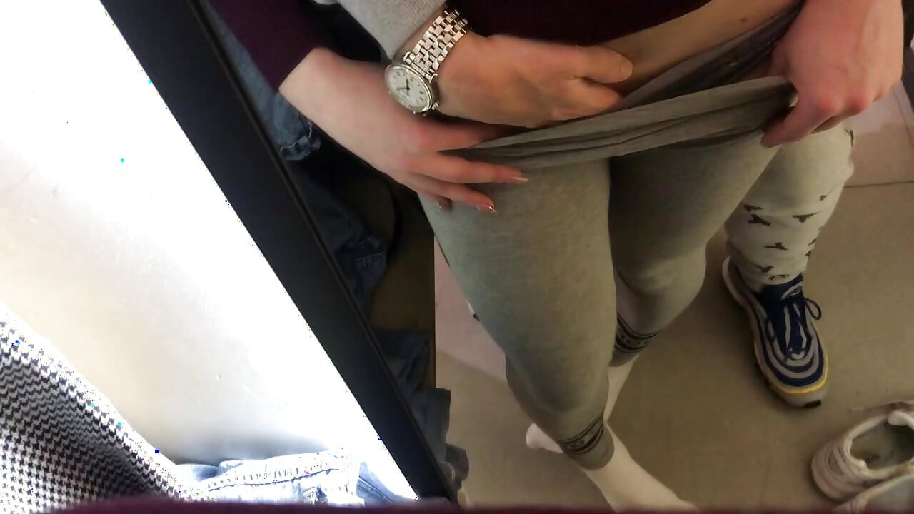 Sneaky Changing Room BJ - Amateur Girl Sucks Cock in Clothing Store RAW