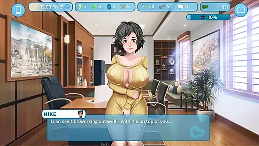 Amour et sexe deuxième base : nous avons une nouvelle secrétaire asiatique à gros nichons, épisode 8