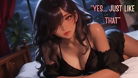 Kız arkadaş sana masaj yapıyor ve kulaklarını yalıyor (ağız sesleri) (inliyor) (öpücükler) (sarılma) asmr