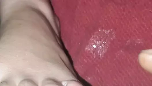 O solmuş sarı ayak parmaklarını siktim