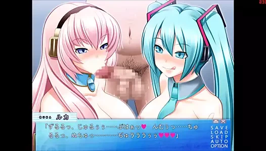 Turkuaz idol benim smegma temizleyicim - luka &amp; miku (oral seks)