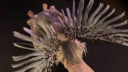 İnek melek kızla seks yarak emiyor