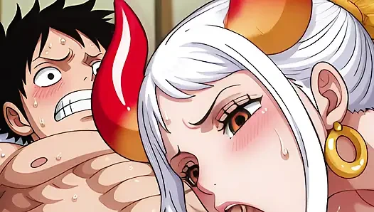 Luffy X Yamato (tek parça)