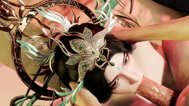 3 boyutlu süper ateşli kostümlü model çıplak mükemmel göğüslerini çok sert sikiyor