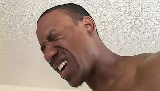 Büyük kabarcık popo siyah kaltak alır dallama parmaklı ve becerdin tarafından bir sıcak siyah horoz