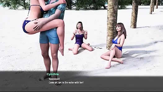 Sunville'in orta yaşlı seksi kadın 81 Sophia'yı plajda siktim