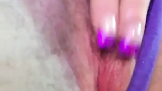 Ya favori kar tavşanı oynuyor ile ona sulu kedi