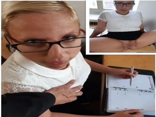 BORIS SCHWARZ: Office Creampie! Blonde secretary spreads her legs...