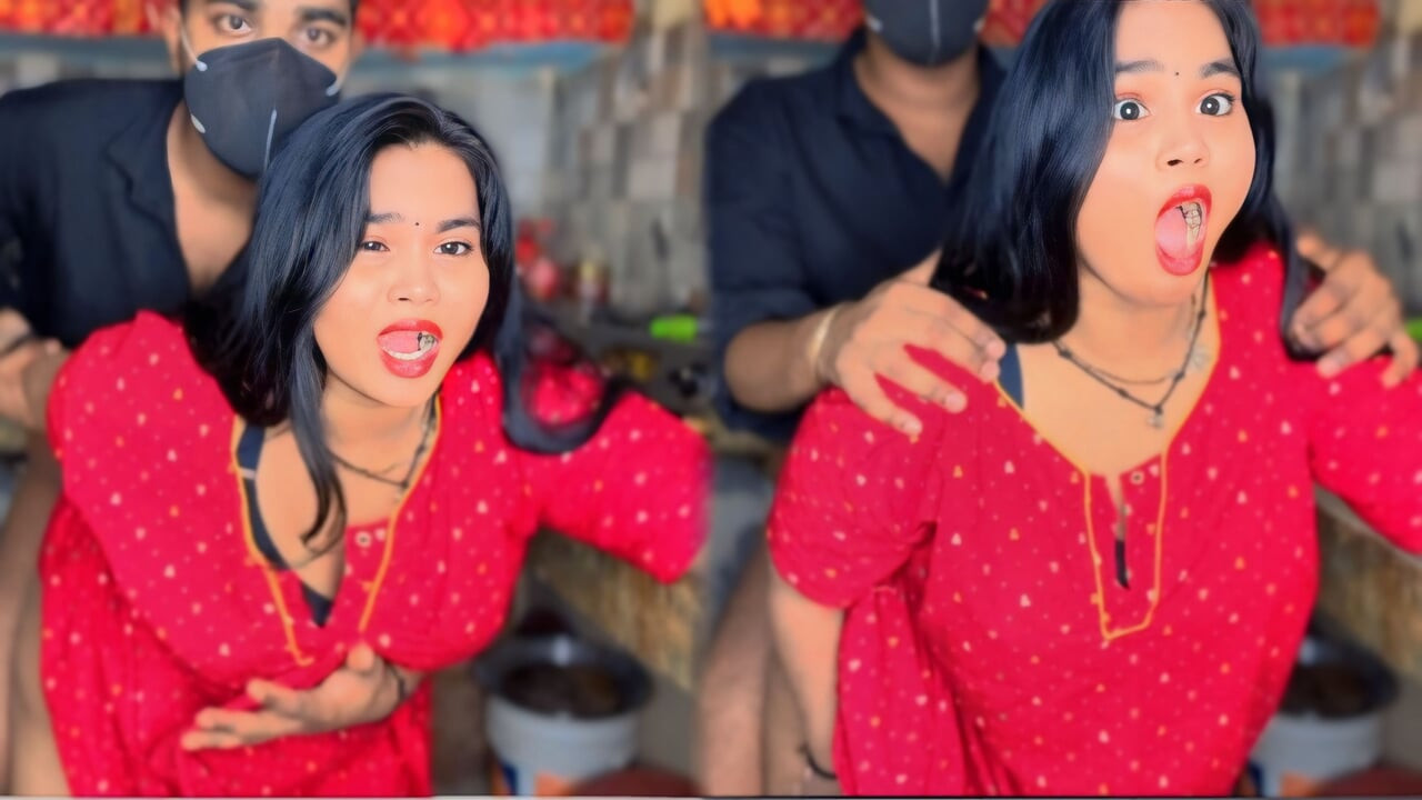 Hot Kitchen Encounter With My Sexy Mami Turned Into Passionate Sex