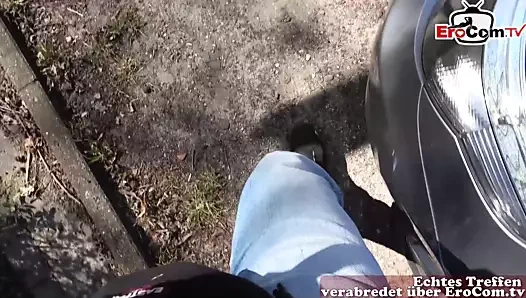 Esmer Alman genç içinde siyah naylon çorap sırasında bir gerçek pov filme sikme tarih