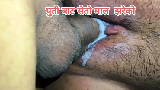 Kış mevsiminde ateşli dölleme seksi