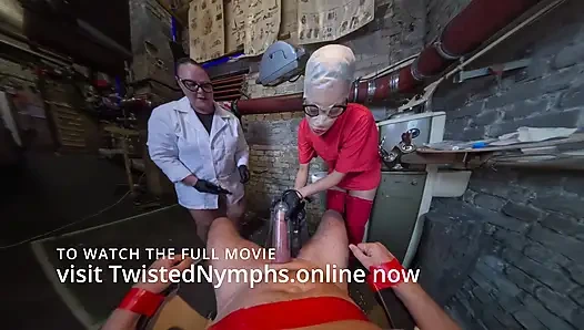 Twisted nymphs: cassy debut, rosie dp'd, Alman öğretmen ve dişçi sikişi
