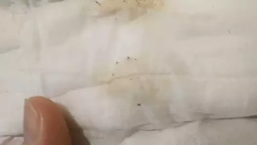 Kullanılmış hijyenik ped inme