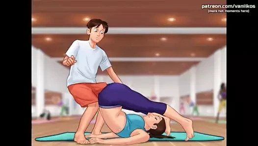 Dev kostümlü şişman genç kız yaramaz küçük amında sikiliyor