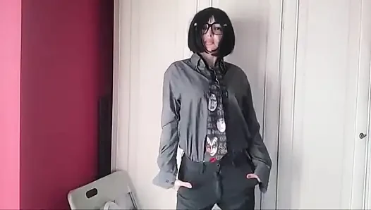 Chantal Channel ile gerçekten ateşli striptiz
