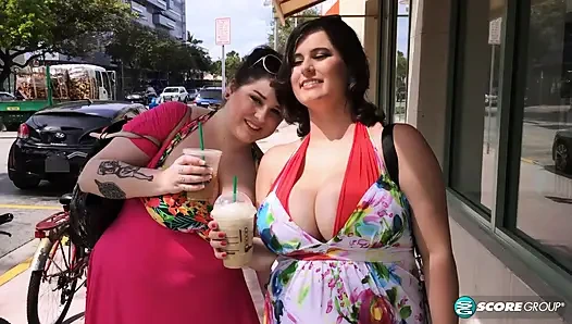 Alana Lace ve Kelli Maxxx ile Güney Plajı'nda bir gün