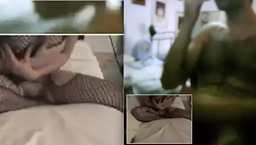 Teaser t vücut ağ gets c2c skype züppe için boşalmak