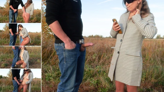 SEVGISINI BULDU! Külotlu çoraplı bir teşhirci bir yabancıyla tanıştı ve... !  XSanyAny