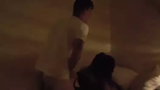 karıcık seven bazı derin köpek ile yabancı