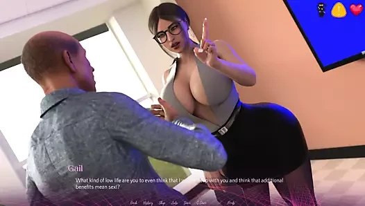 3d oyun - ofis - seks sahnesi #15 Gail'in şehvetli anıları