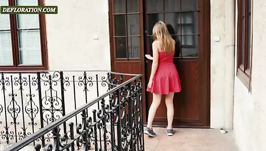 Hungarian genç galina tilki seven the büyük horoz