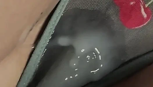 Almost Seen when She Touch Stranger's Erection In a Crowded Train. Girl's Panties get Soaked With His  Warm Sperm