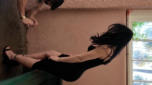 Public Affair Petite Latina Alexa Chains Beverly Hills Bus Stop DeepThroat Doggystyle Facial