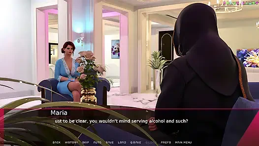 Sharmota'nın zevk dünyası - Müslüman genç bayan habibi ile anal seks yapıyor 1