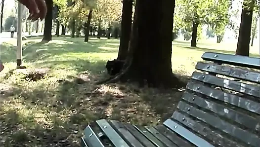 Genç sürtük yaşlı bir adamın olgun yarağını emiyor