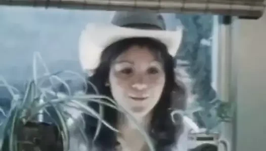 1974'ten klasik kovboy kız