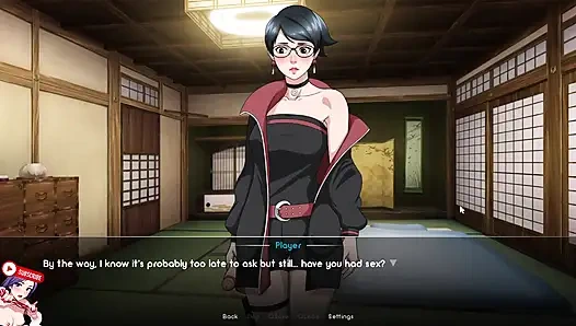 SARADA UCHIHA fucked in public in Konoha. The most powerful woman in Naruto